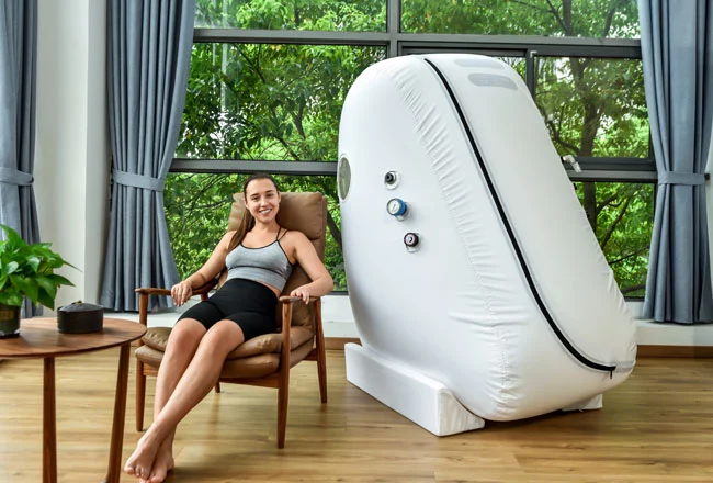 L1 měkká sedací hyperbarická komora 1,5 ata